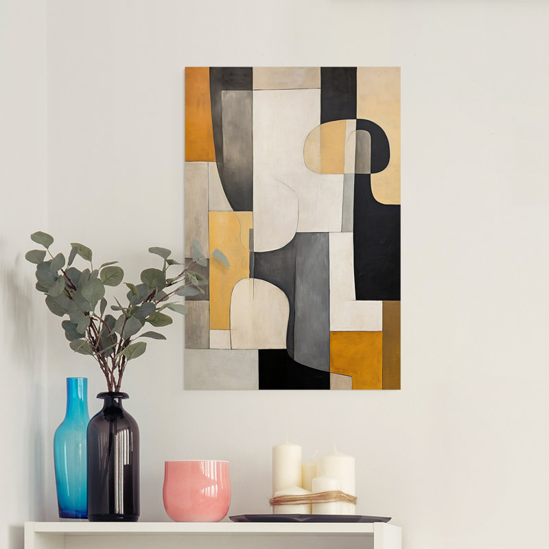 Série ABSTRACT CDXCVI - Impression sur toile seulement - NON-CADRE, H 27 po x l 18 po