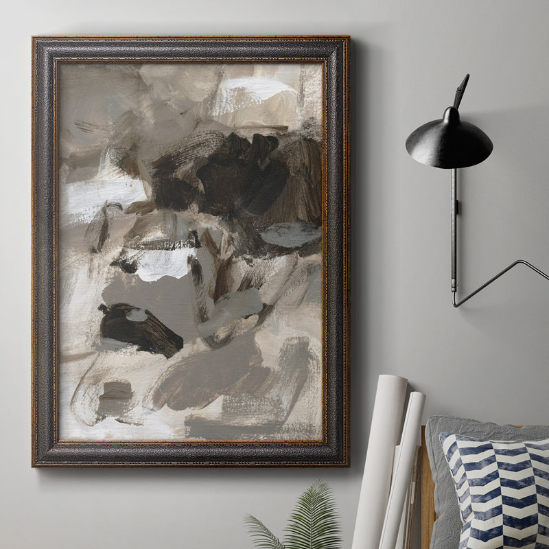Toile encadrée de qualité supérieure Mocha II - prête à être accrochée, H 20 po x l 16 po x P 2,5 po