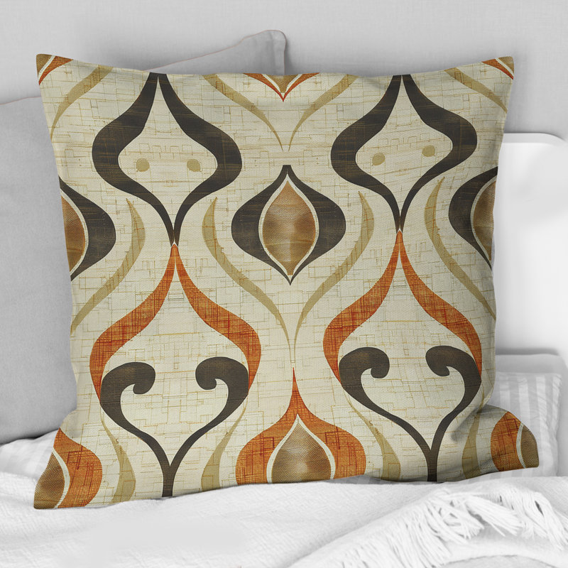 Coussin Brown, H 16 po x l 16 po