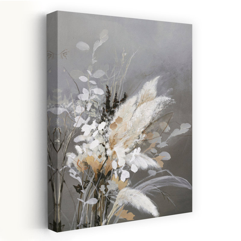 Feuilles lumineuses 2, art contemporain abstrait, H 24 po x l 16 po