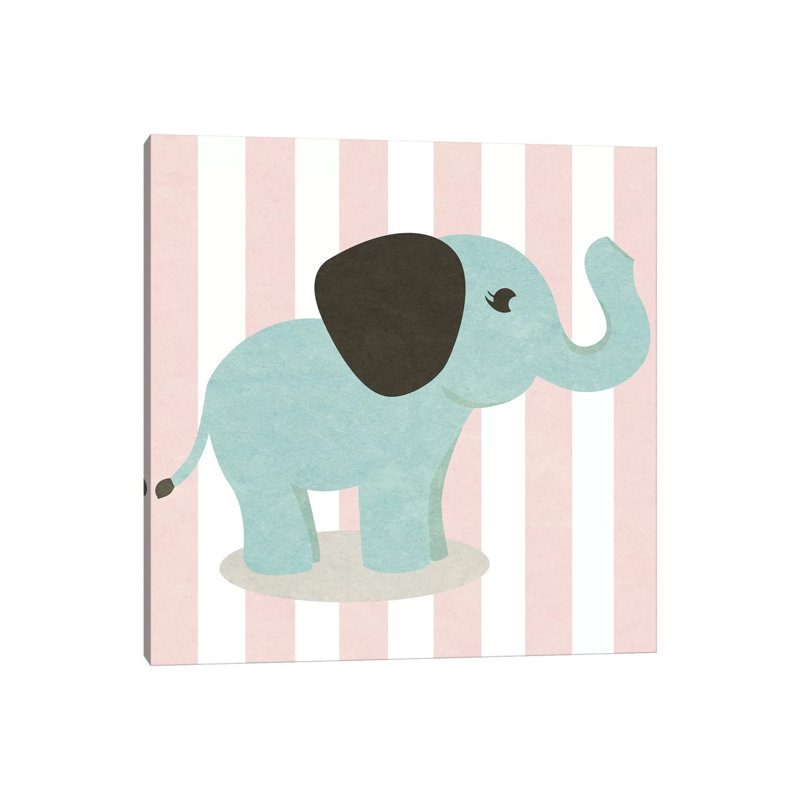 Happy Baby Animals I by SD Graphics Studio - No Frame Gallery-Wrapped Canvas Giclée on Canvas, 66.04cm H x 66.04cm W
