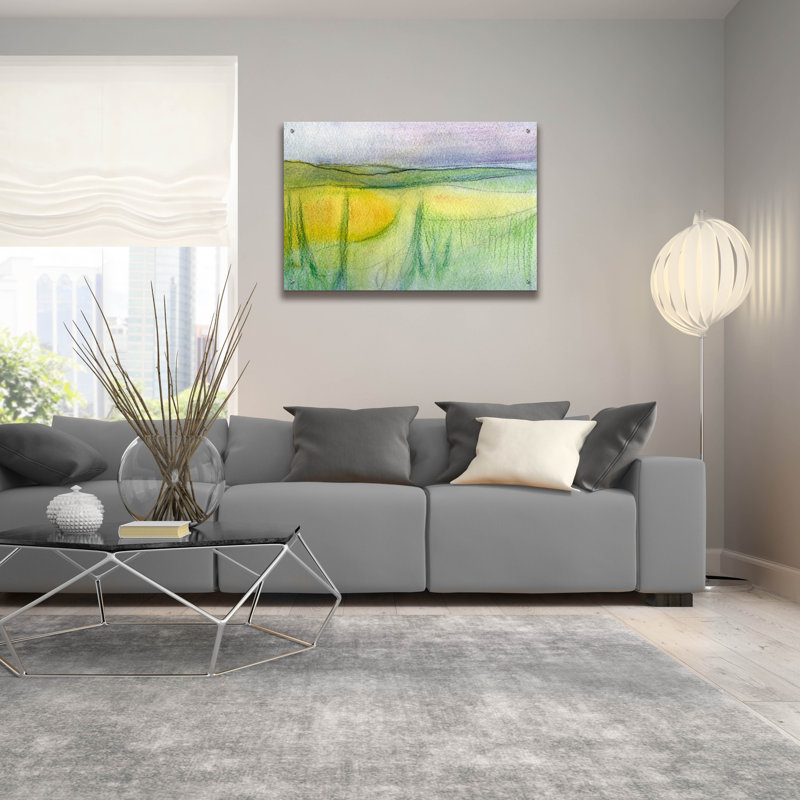  «The Autre Side 1» par Renee Kaelber, art mural en verre acrylique, 36 po x 24 po, H 24 po x l 36 po