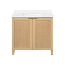 36 Inch Modern Bathroom Vanity with USB Charging, Two Doors and Three –  Home Elegance USA