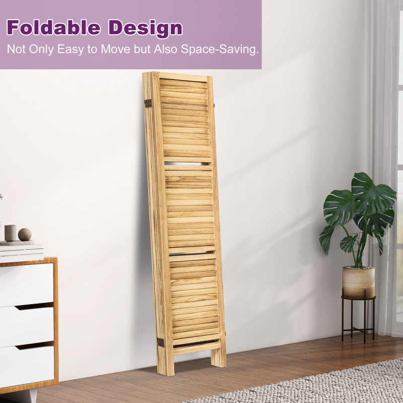 Paravent en bois, Naturel