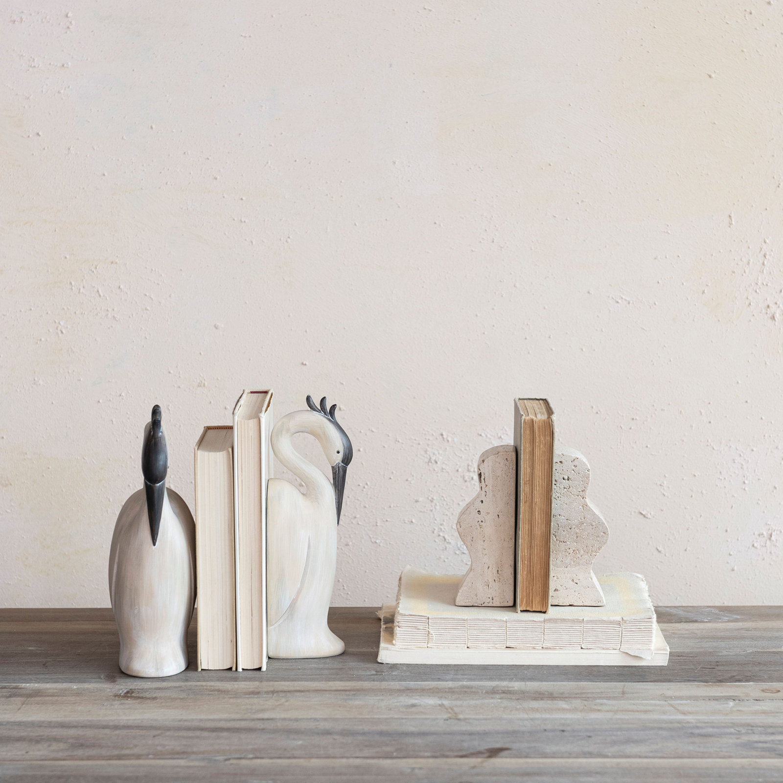 Ettinger Sandstone Decorative Bookends, Beige