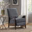 Fauteuil inclinable manuel manuel en bois de 24,75 po de largeur