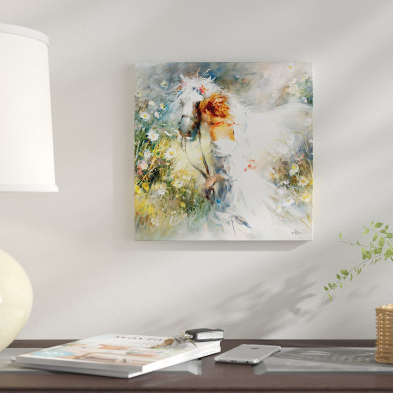 « white rêve », impression sur toile, H 18 po x l 18 po x P 1,5 po, Pas de tapis, Papier d'art encadré noir