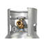 Réservoir de propane en aluminium avec jauge et valve OPD de 5 lb Flame King résistant à la corrosion et antirouille