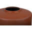 Orange Terracotta 7'' Metal Table Vase