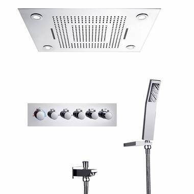 Juno Showers JS121SF Complete Shower System with Rough-In Valve