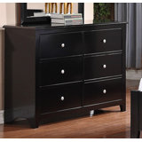 Commode double 6 tiroirs Wesley