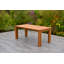 Chelwood Rectangular Eucalyptus Extendable Outdoor Dining Table , 185cm cm W 186.69cm cm D