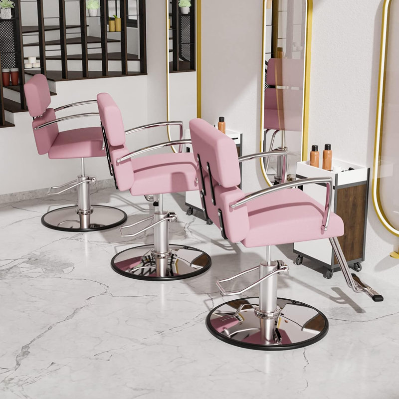 Fauteuil de massage en faux cuir, Similicuir rose