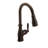 MOEN Brantford Single-Handle Pull-Down Sprayer Kitchen Faucet with Reflex and Power Boost in Oil Rubbed Bronze-9328298