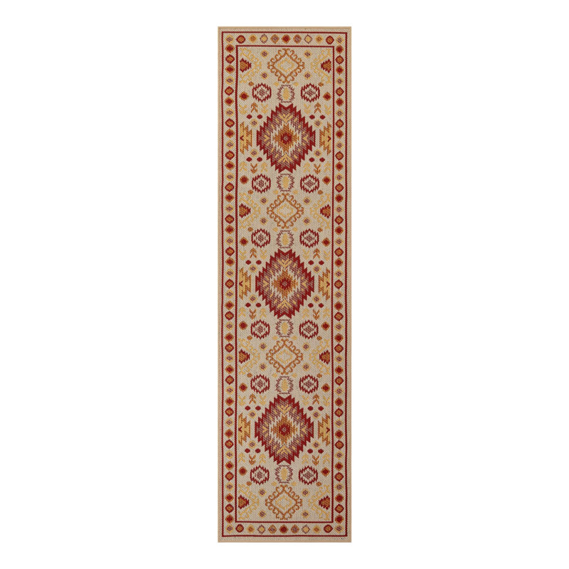 Tapis intérieur / extérieur Marlenia Marlenia, Tapis de couloir 2 pi 7 po x 10 pi