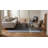 Gray Hand-Knotted Wool Dotted Linear Bands Geometric Modern Contemporary Carpet Rug-124206044