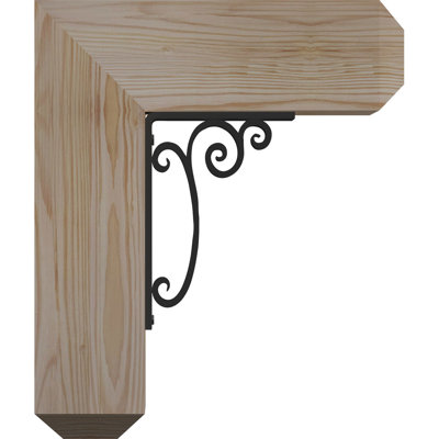 Avery 4" Triple Brace Craftsman Ironcrest Bracket