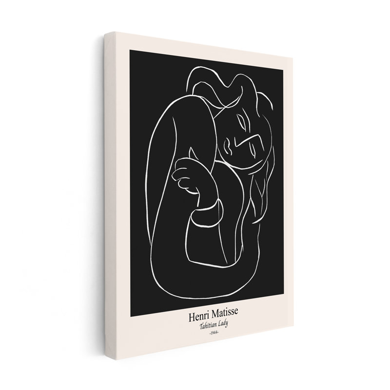 Henri Matisse - Dame de Tahiti, Unframed, Poster, 18"H x 24"W