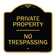 Signmission Designer Series Sign - No Trespassing | Green 18" X 18" Heavy-Gauge Aluminum Architectural Sign | Protect Your Business & Municipality | Made In The USA