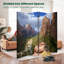 Paravent pliant à 4 panneaux, séparation de pièce, paysage du parc national de Zion, Utah, toile, cloison de protection autoportante, séparation d'intimité