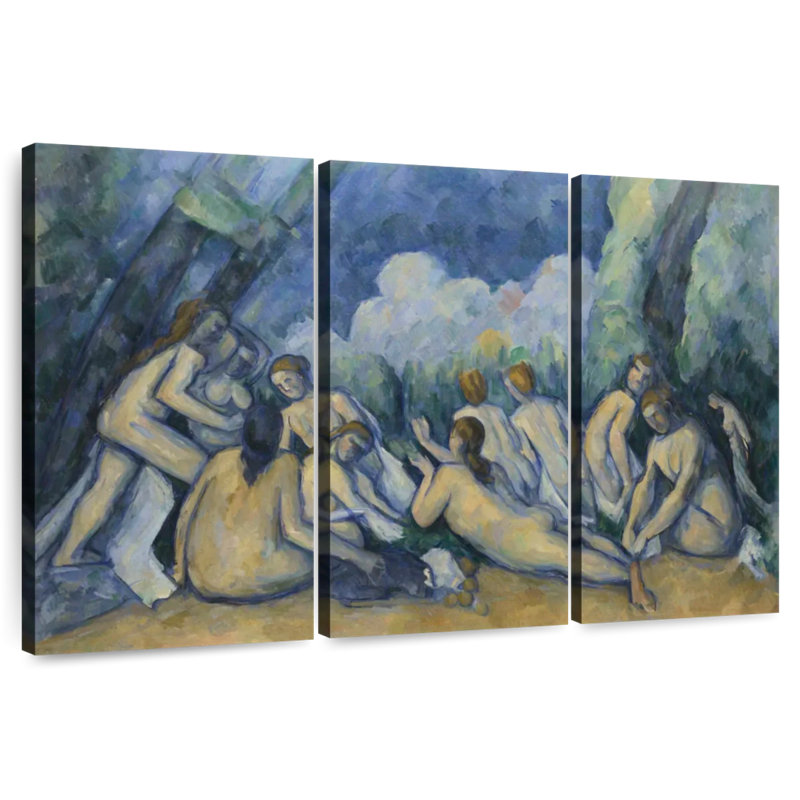 Leisha Bathers Les Grandes Baigneuses, H 32 po x l 50 po
