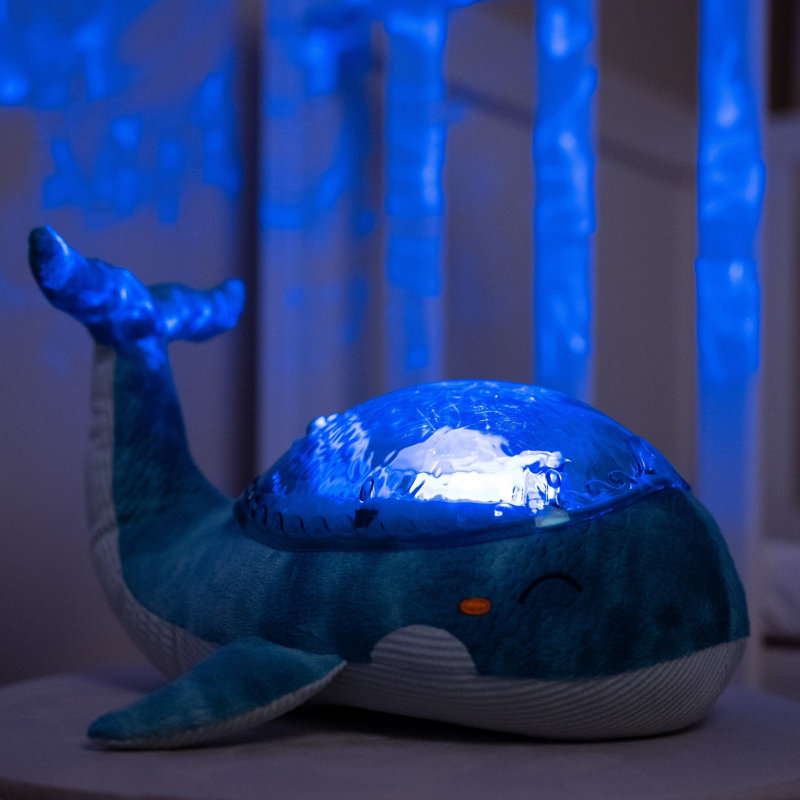 Baleine tranquille - rechargeable, Bleu