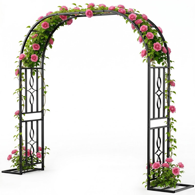 Tonnelle de jardin en métal VOXOR, L 85 po x H 86 po