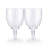 12.3 Oz Flow Wine Glasses, Set of 2