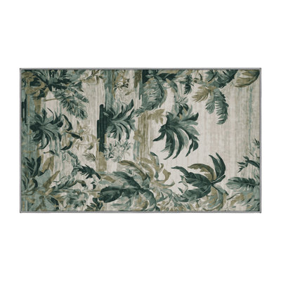 Machine Washable Gray Area Rug