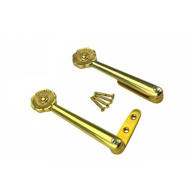 Decorative Stair Carpet Runner Holder Clips Solid Cast Brass PVD Finish  3.75 long Antique Easy Install Carpet Rug Holder Swivel Clip with Hardware