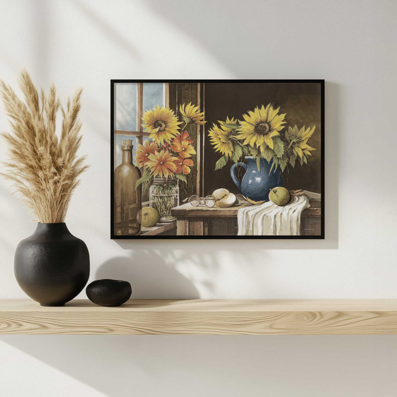 "Concours de vases" par John Rossini, reproduction d'art, L 24 po x H 18 po, Tanné, Impression encadrée