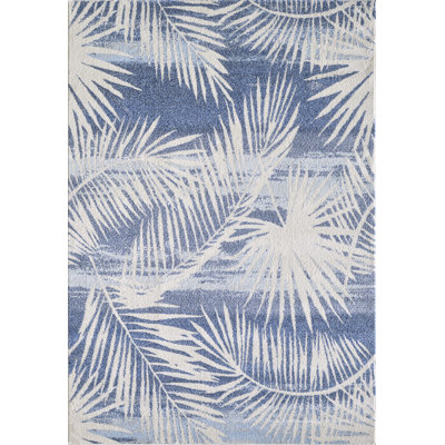 Tapis bleu Alessa