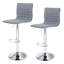 Marvale Swivel Upholstered Adjustable Height Counter Stool with Metal Frame