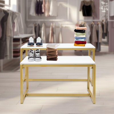 Metal Shoe Handbag Display Stand