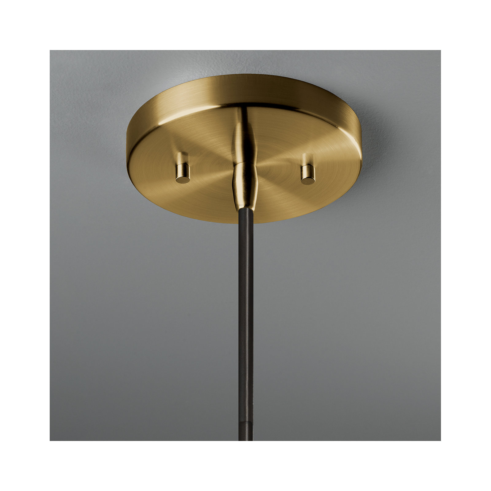 Leni Single Light Ceramic Dimmable Pendant, Midnight Sky, Antique Brass