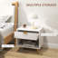 Aleene 50cm W Manufactured Wood Bedside Table-1382050872