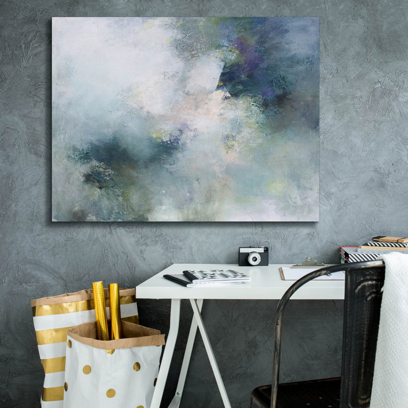 Toile épique Graffiti «Journey intérieur» par Karen Hale, 34 po x 26 po