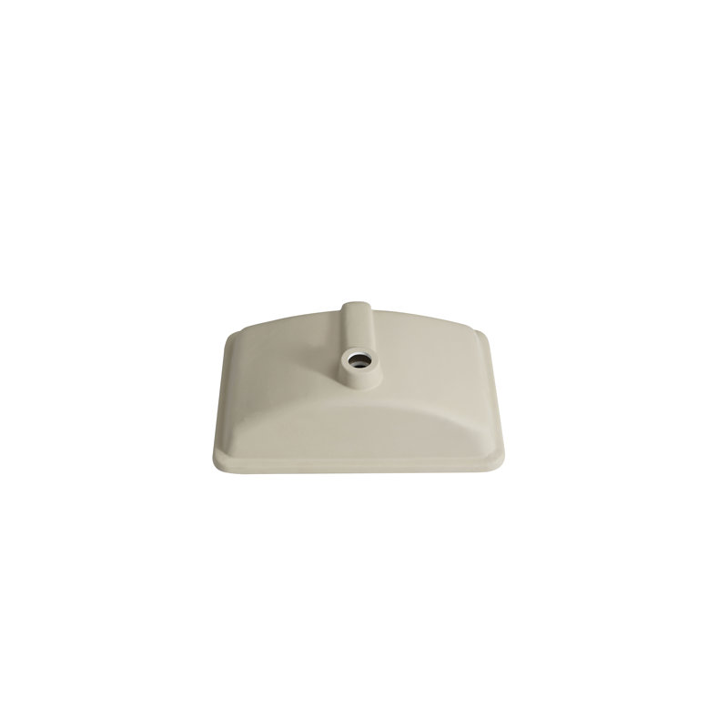 Ceramic Rectangular Undermount Bathroom Sink with Overflow, White