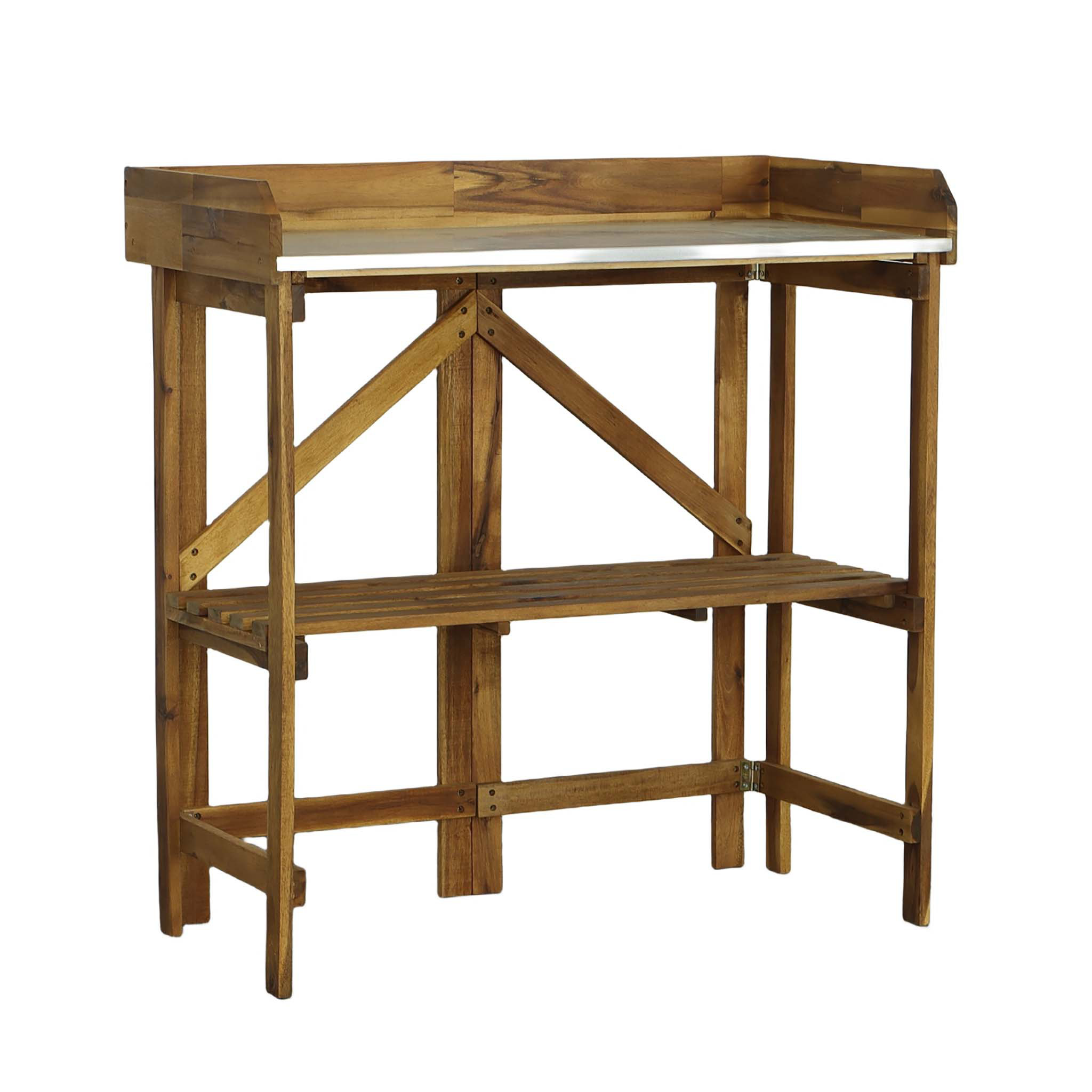 Loon Peak Dhananjai Acacia Potting Bench & Reviews | Wayfair