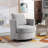 Yelina Polyester Slipcovered Swivel Barrel Chair-1755717647