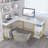 L-Shaped Metal Base Computer Desk-965506807-965506808