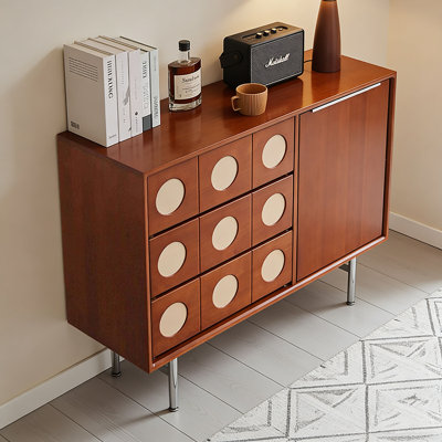 Solid wood storage accent chest