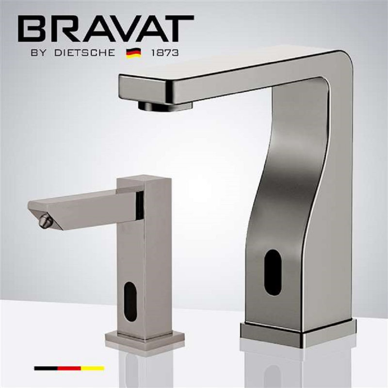 Robinet automatique à capteur de mouvement Bravat - élégant, hygiénique et durable