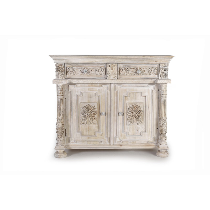 Alfeu 120Cm Wide 2 Drawer Mango Sideboard