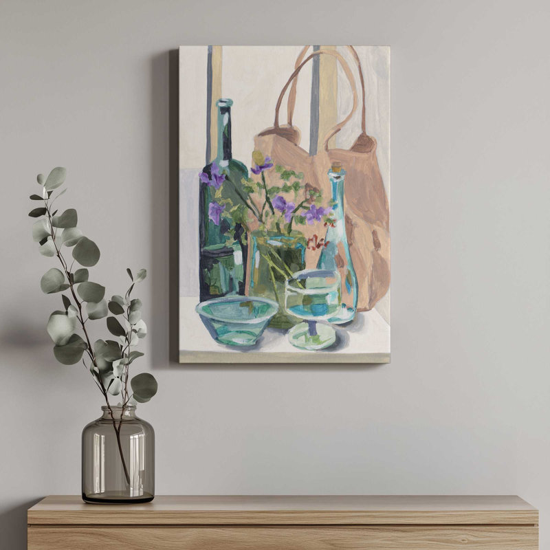 Impression sur toile «Sustain Elegance I» par Melissa Wang, Reproduction sur toile tendue sans passe-partout