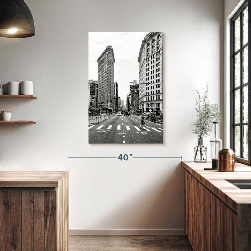 Aime The Flatiron Building, 39" H x 26" W