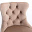 Velours avec base (de 2 kaki, hauteur de siège réglable, dossier confortable rembourré moderne pour îlot de cuisine de pub à la maison)