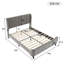 Daycia Upholstered Single (3') Velvet Bed Frame