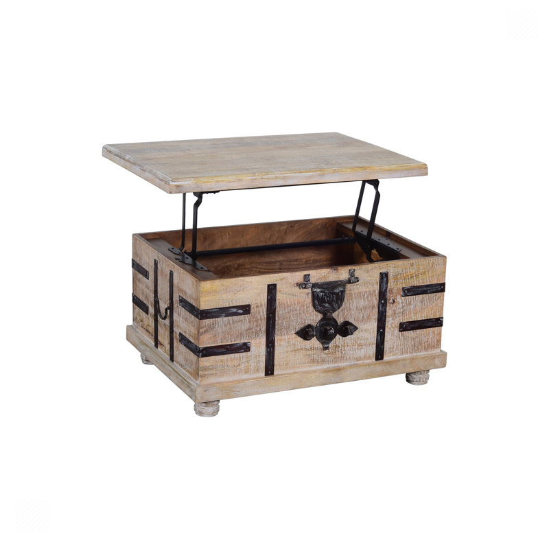 Keysan Solid Wood Coffee Table