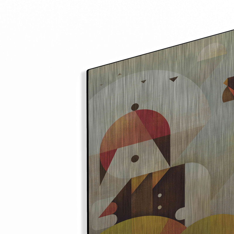 «Birdman» par Antony Squizzato, art mural en métal, H 16 po x l 12 po